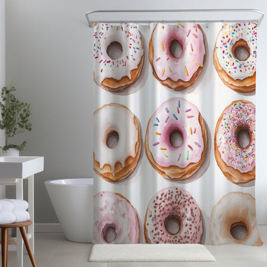 Donuts - Shower Curtain