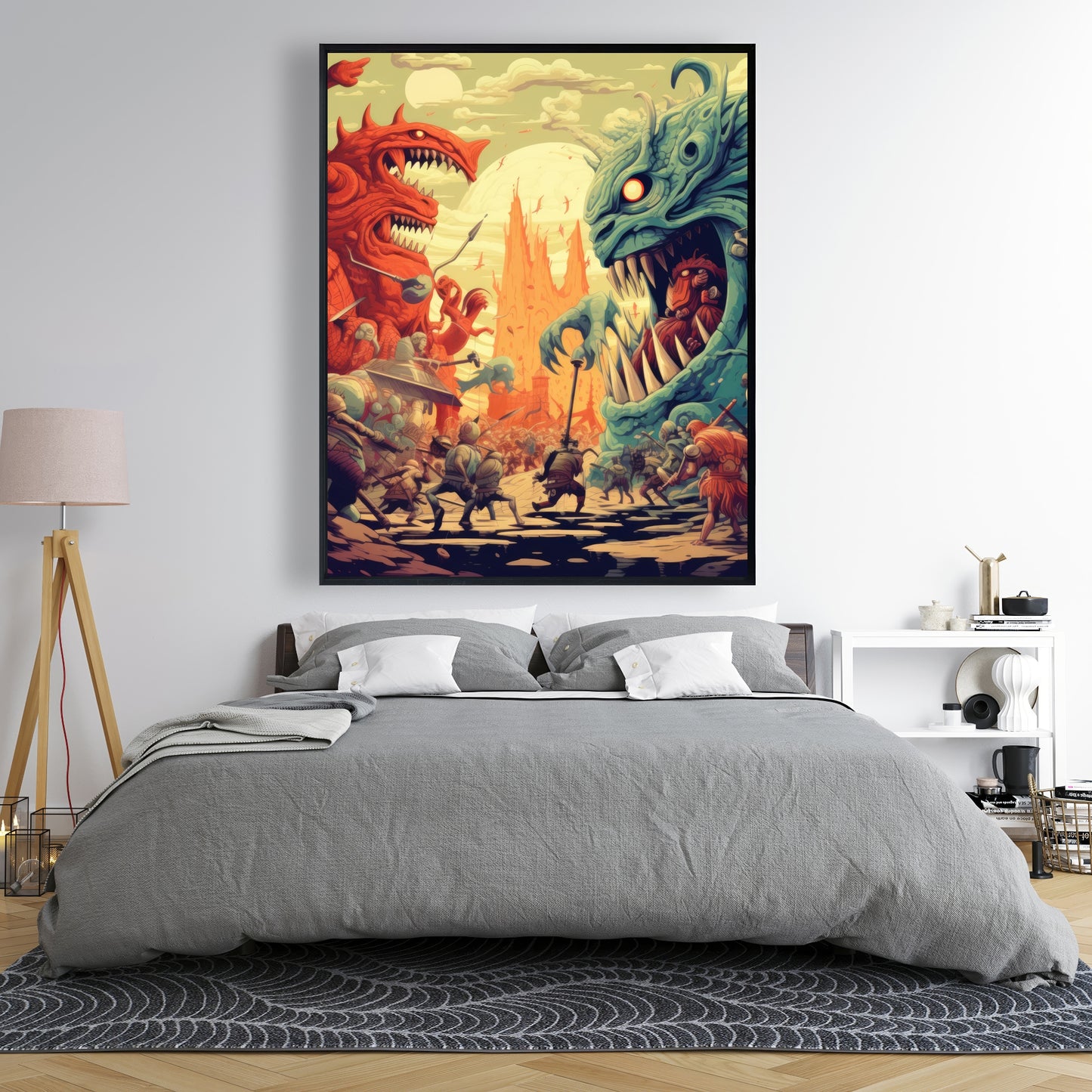 Colossi - 36"x36" Framed canvas