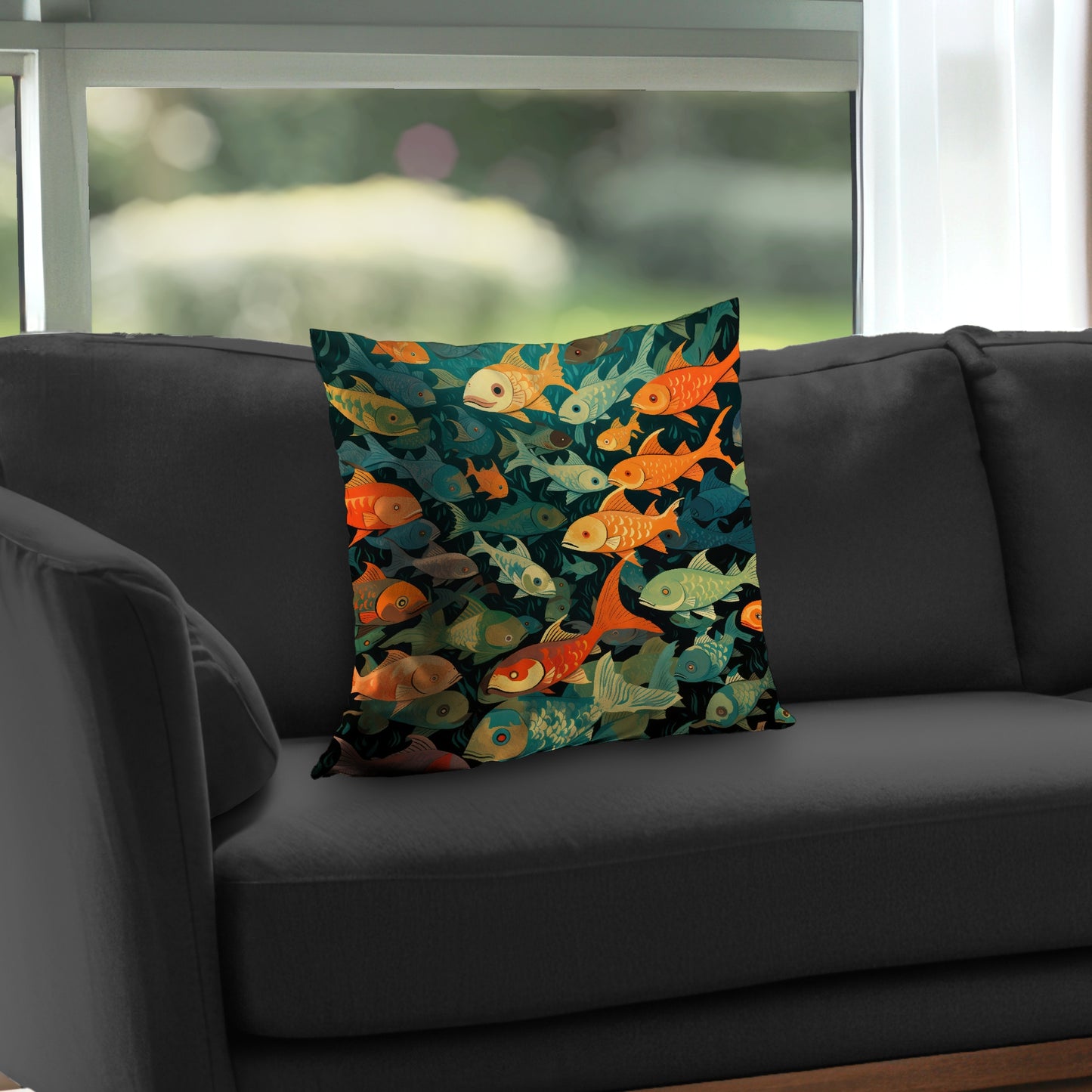 Simple fishes - Throw Pillow