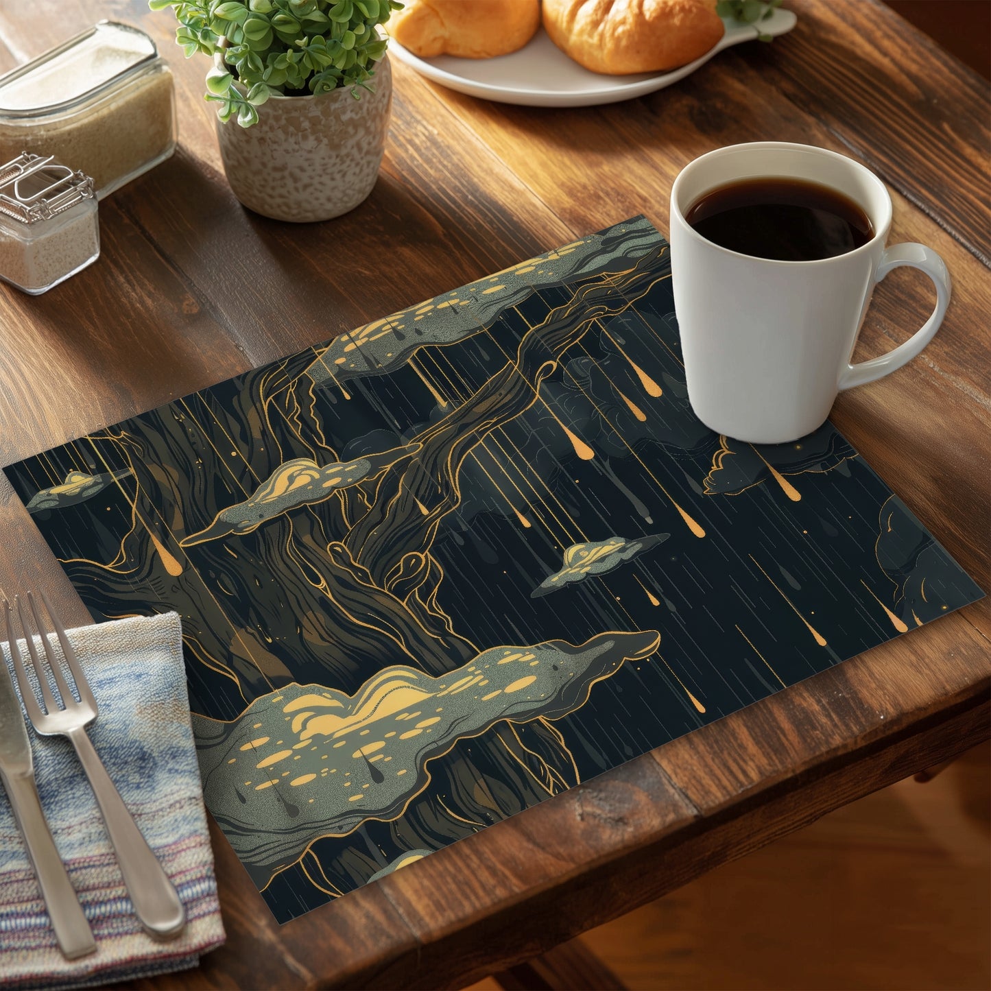 Goopy Polyester Placemat - Stylish Home Decor Essential