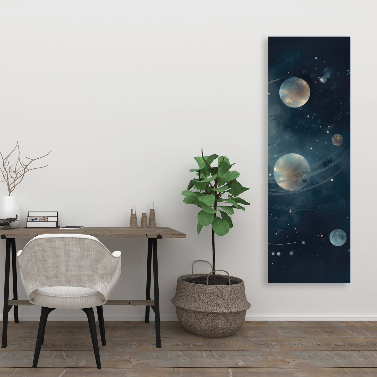 Deep Exploration Blue Canvas | Stunning Home Decor Art