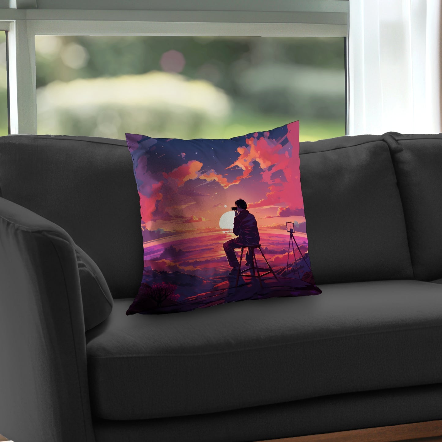 The observer - Throw Pillow