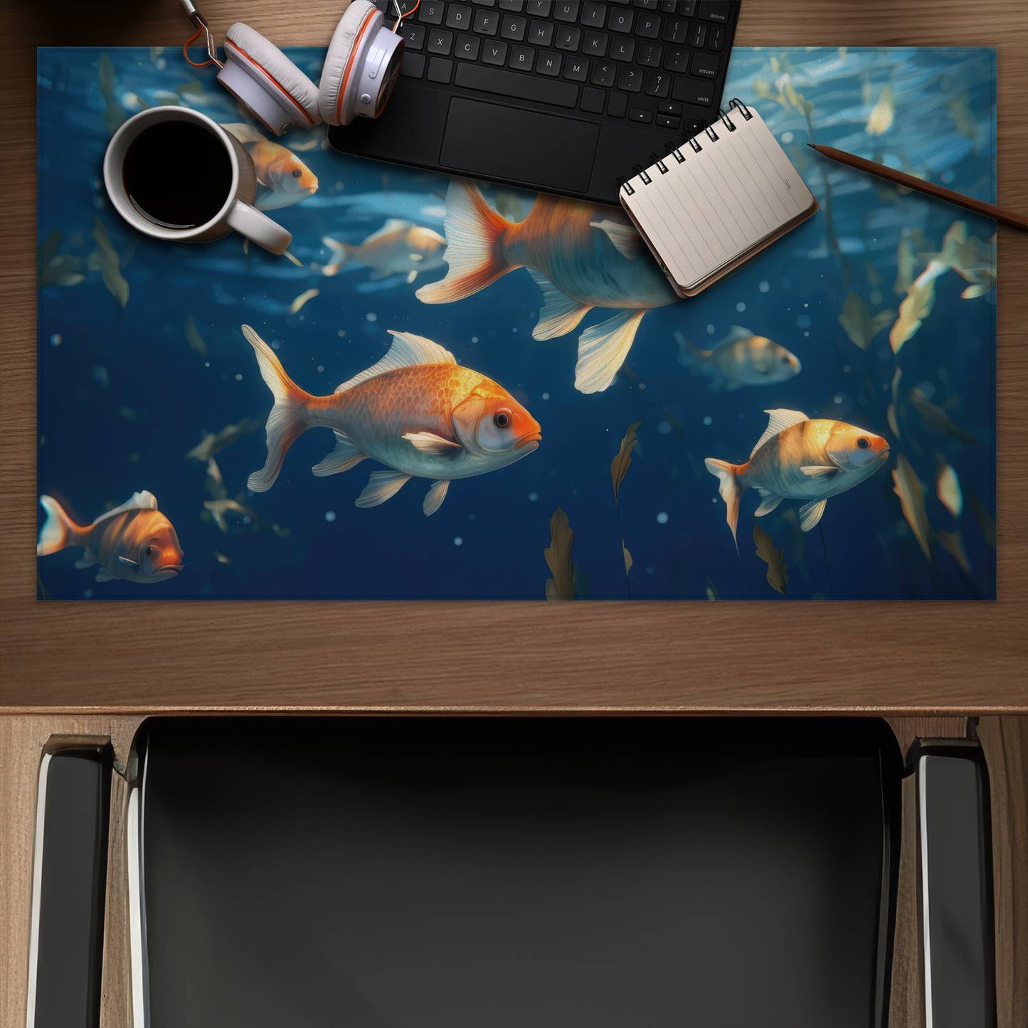 Free flow - Desk Mat