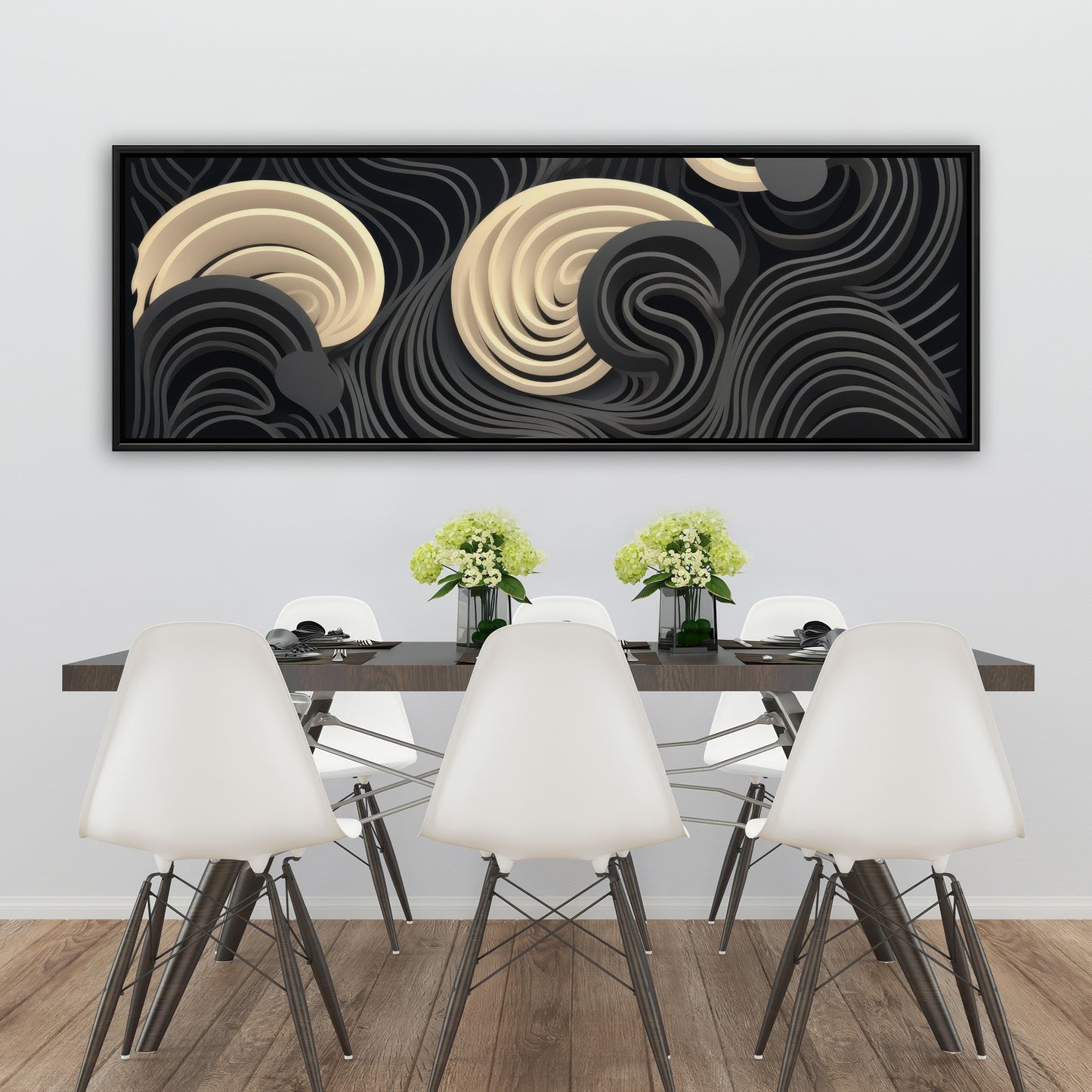 Layers - 36"x36" Framed canvas