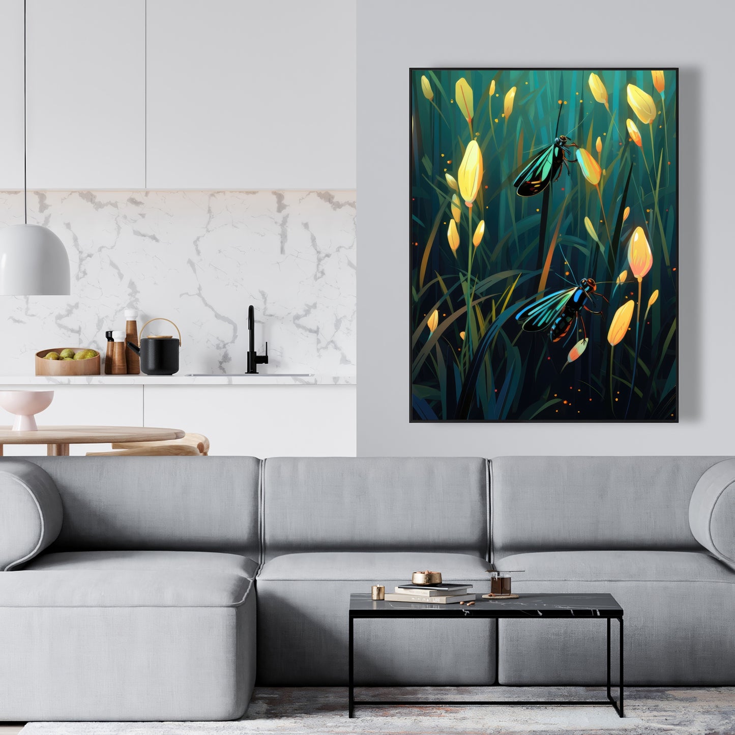 Appealing - Framed Canvas - Print on demand