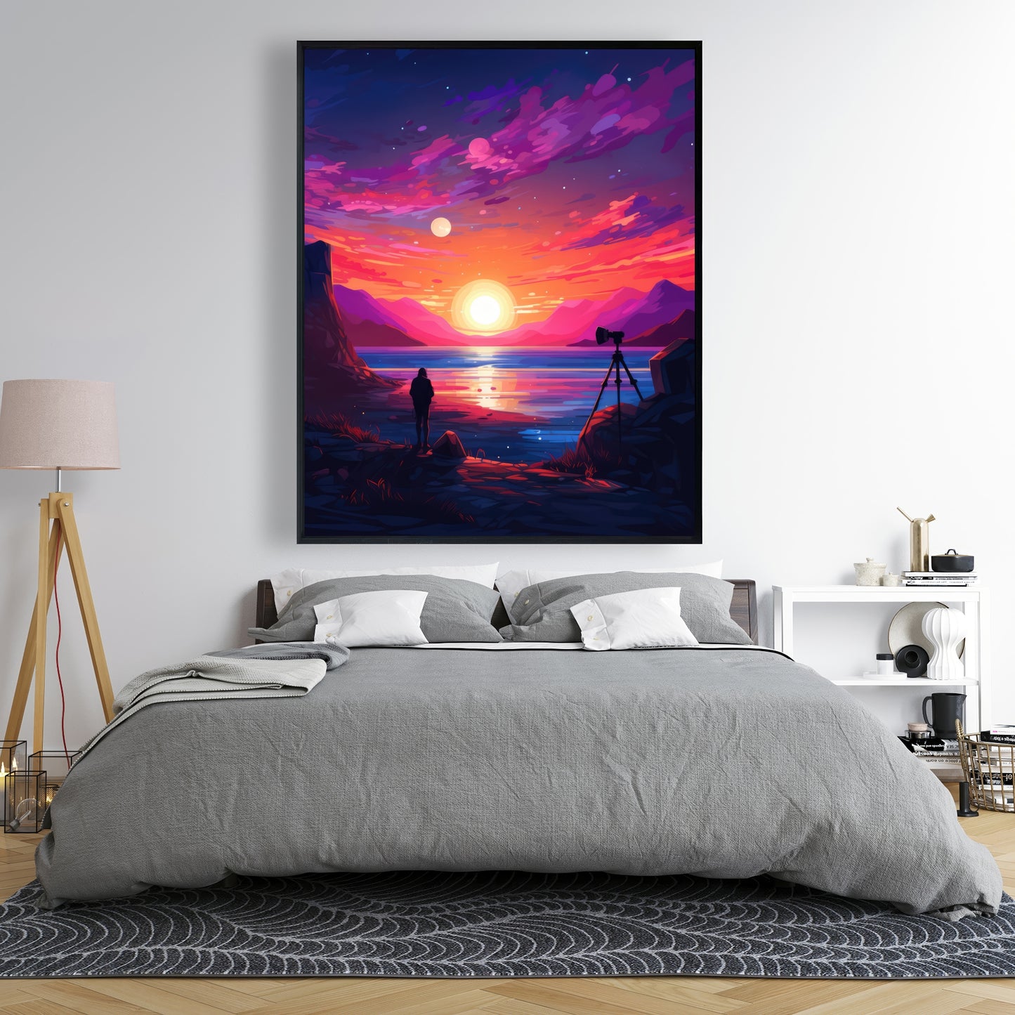 Solitude - 36"x36" Framed canvas