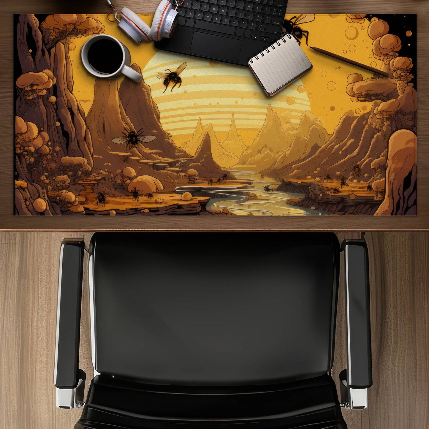 Hive mind - Desk Mat