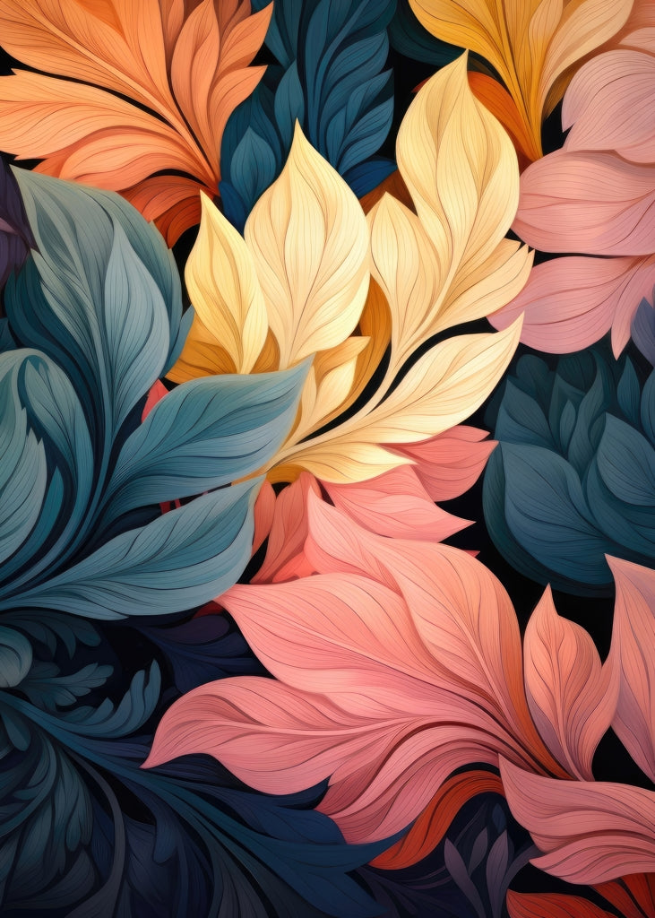 Pastel bloom - 17"x24" Bath mat