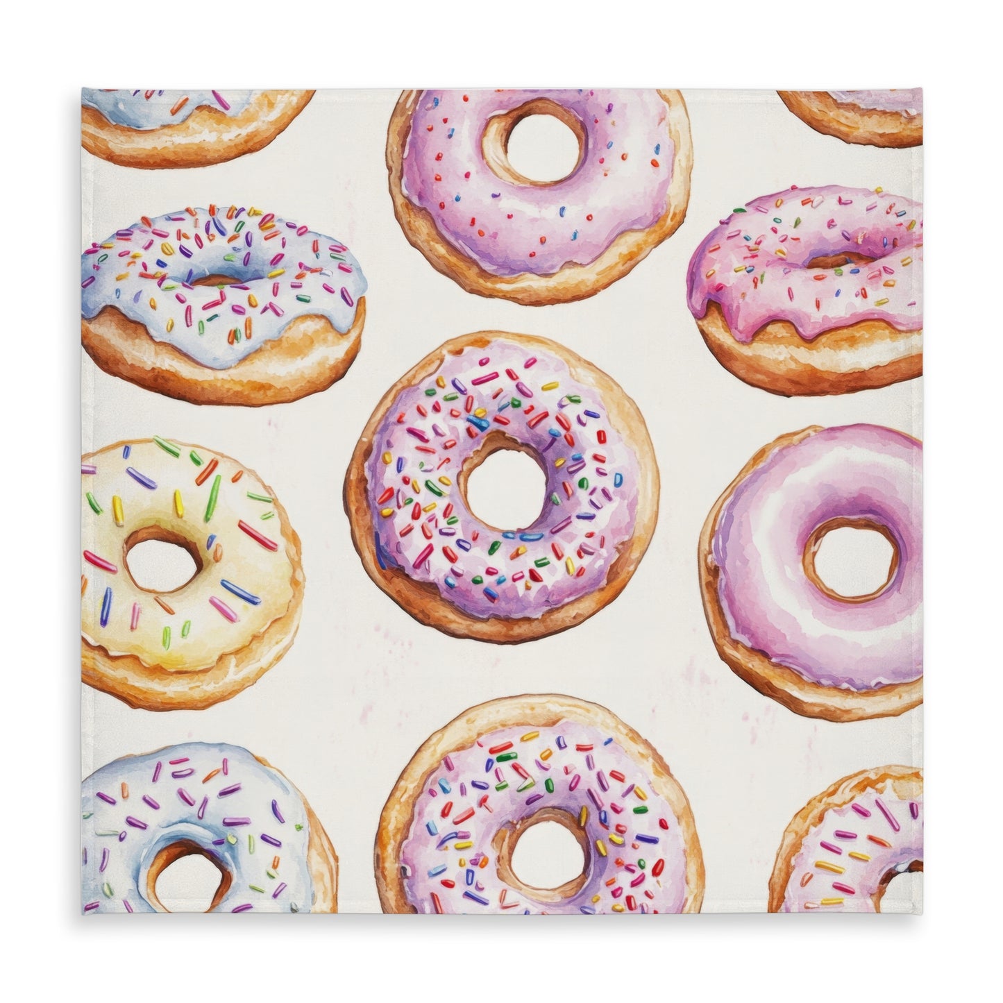 Sugar Delights Pink Tablecloth for Indoor Outdoor Decor