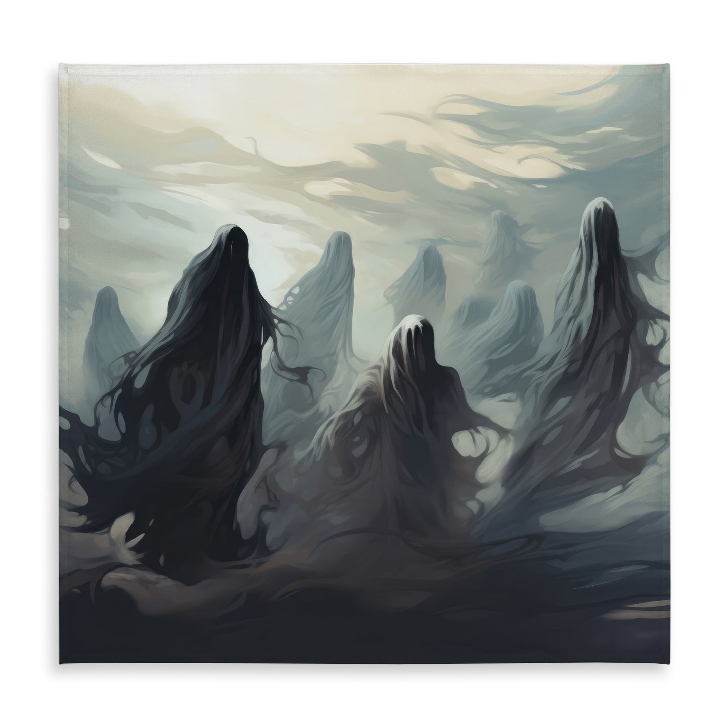 Searching for souls Gray Indoor Outdoor Tablecloth | Home Decor