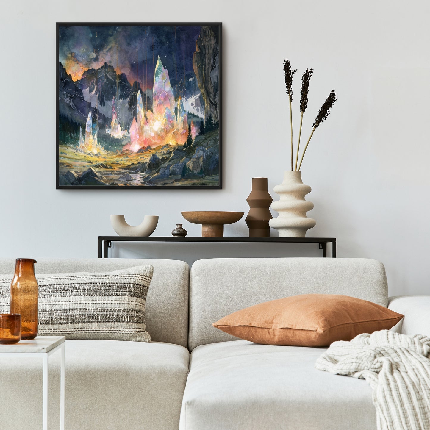 Growing strong - 36"x36" Framed canvas