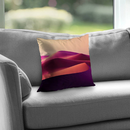 Deep Dunes Purple Poly Twill Throw Pillow Insert | Home Decor