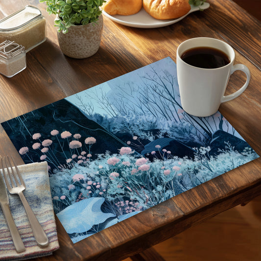 Annual freeze - 14"x18" Polyester Placemat