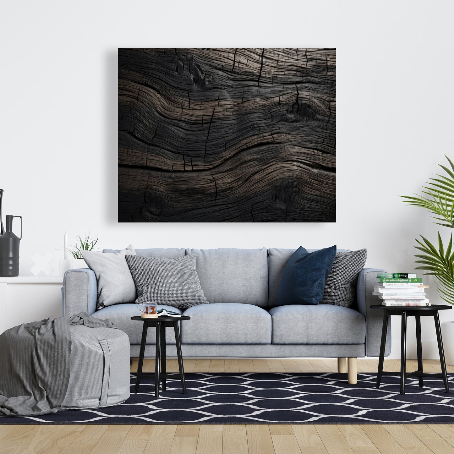 Dark wood - 32"x32" Canvas