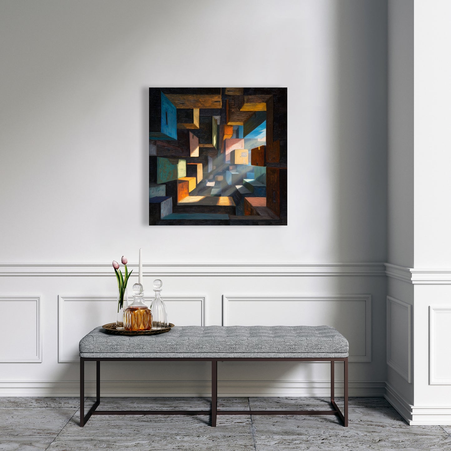 Boxed up - 24"x24" Canvas