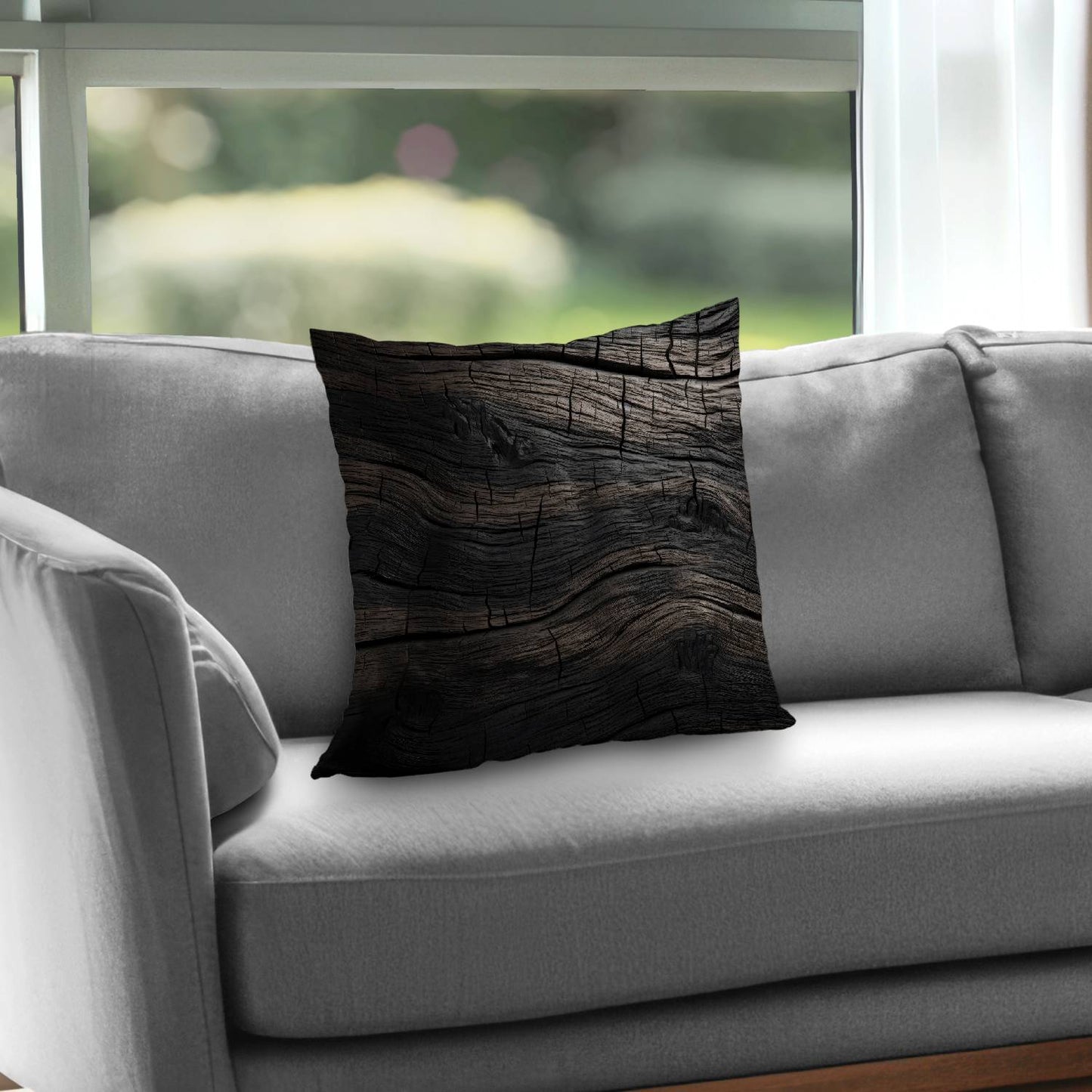 Dark wood - Throw Pillow