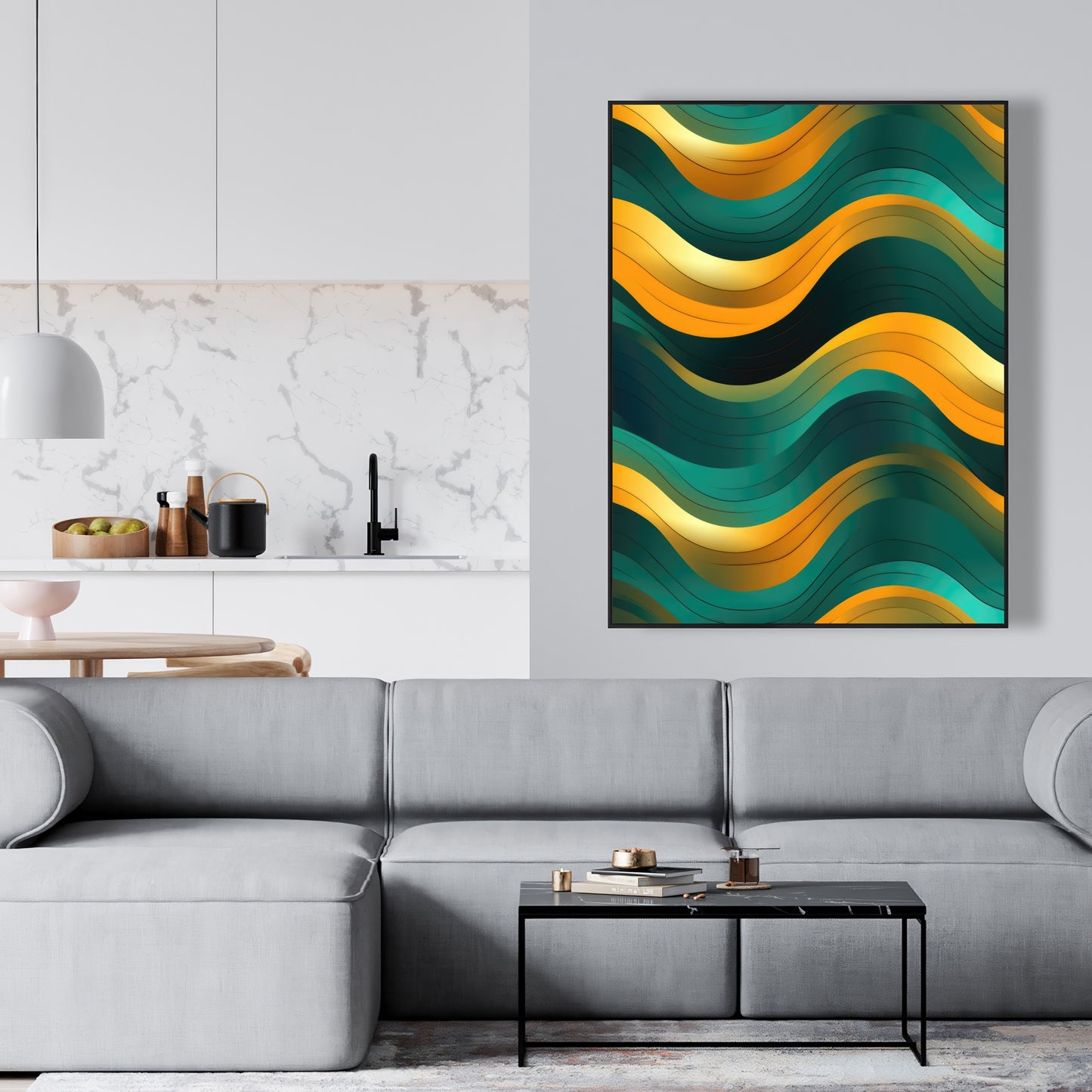 Voluptuous - Framed Canvas - Print on demand