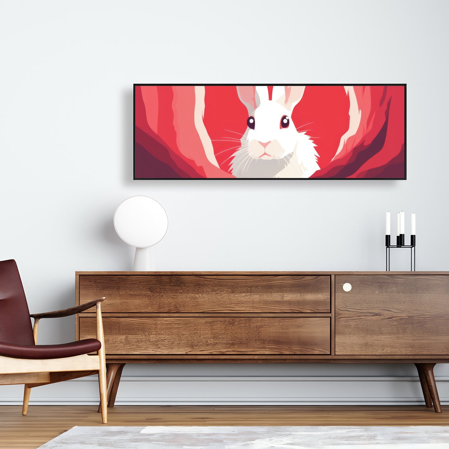 Looking out - 36"x36" Framed canvas