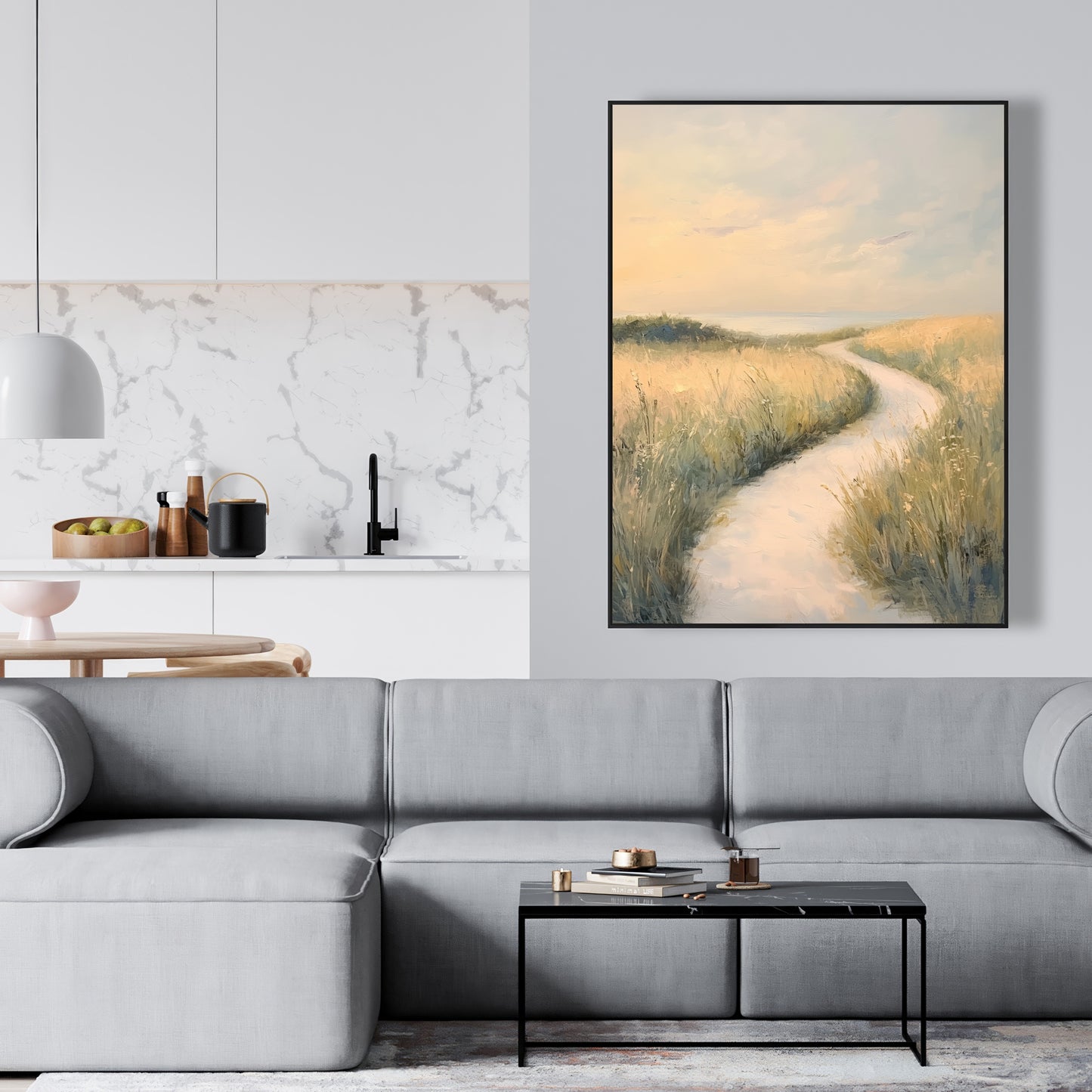 Soft breeze - 24"x24" Framed canvas