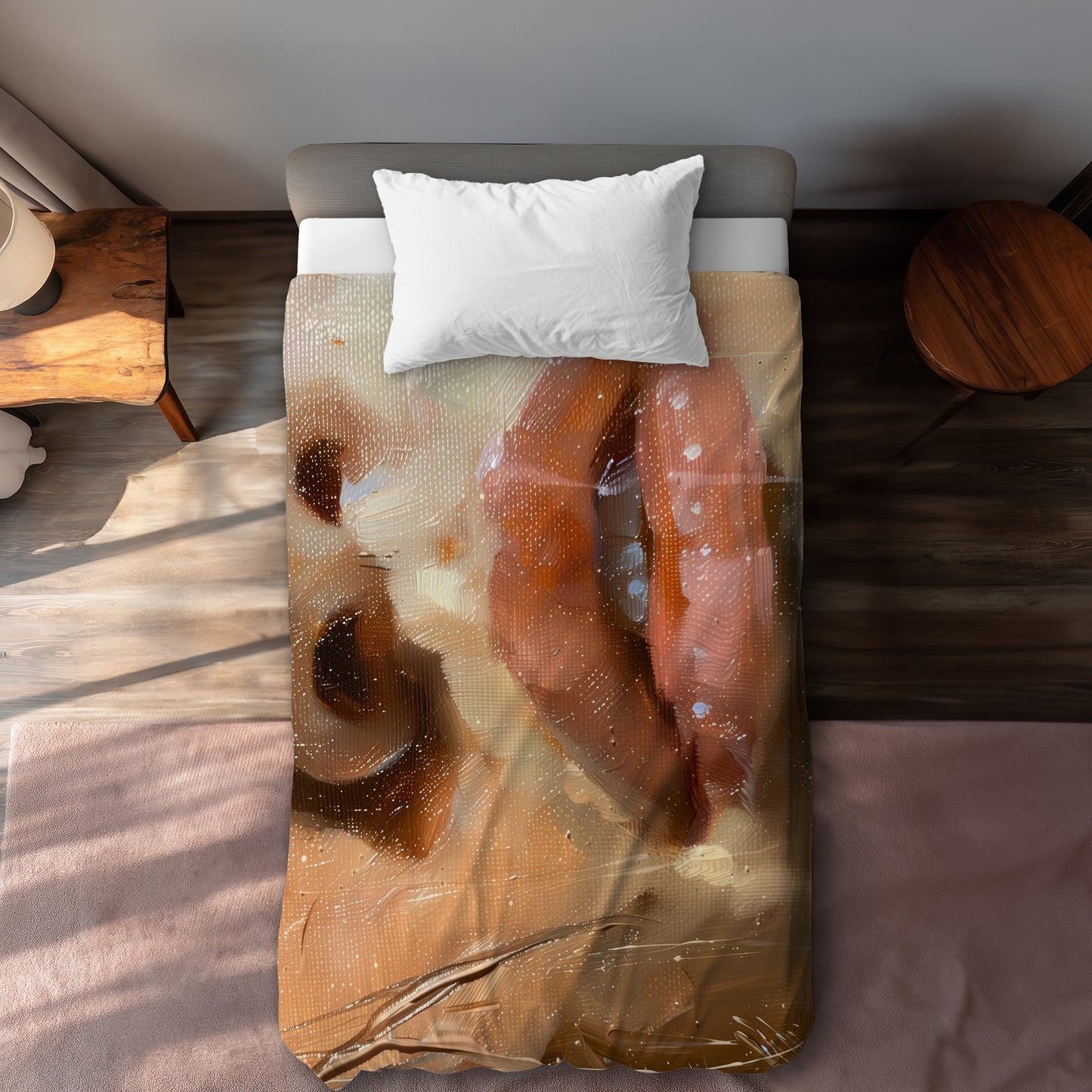 Lust Pink Duvet Cover - Stylish Home Decor for Your Bedroom