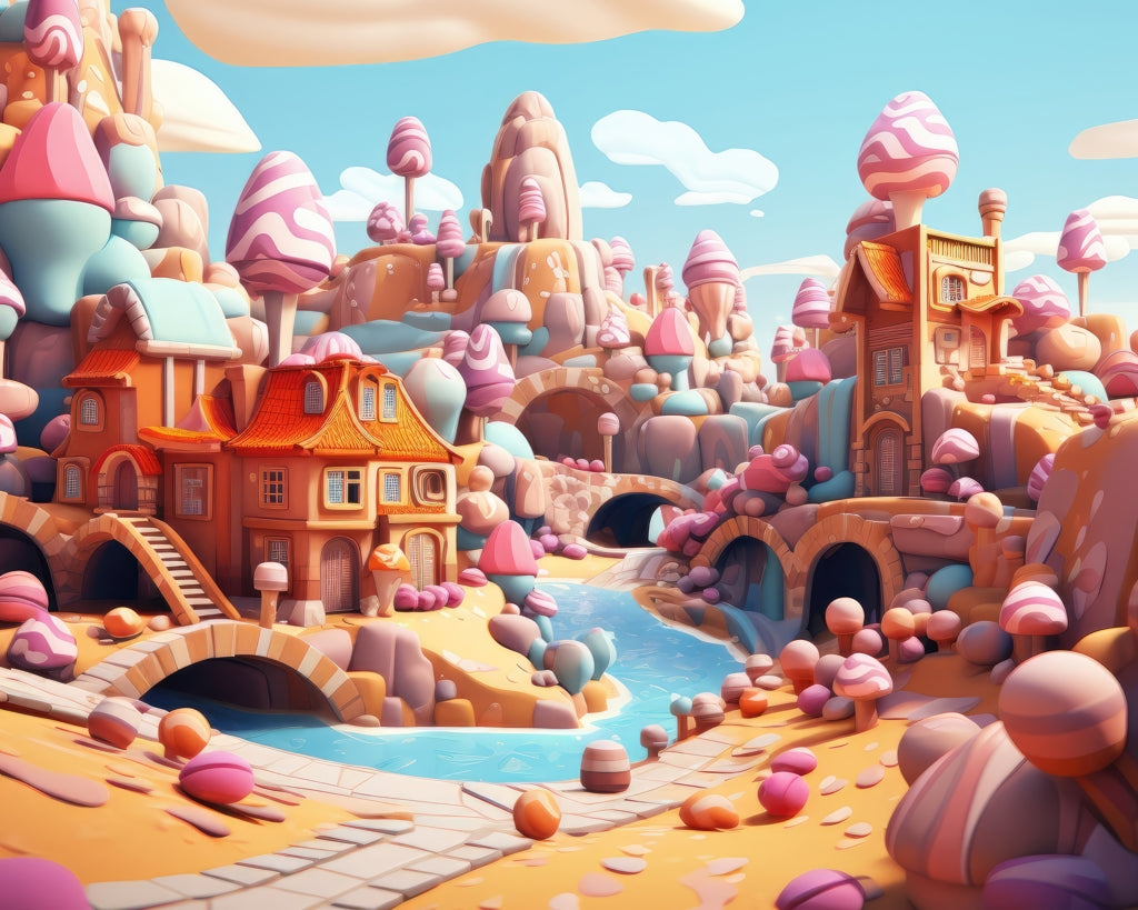 Sweet kingdom - 14"x18" Polyester Placemat