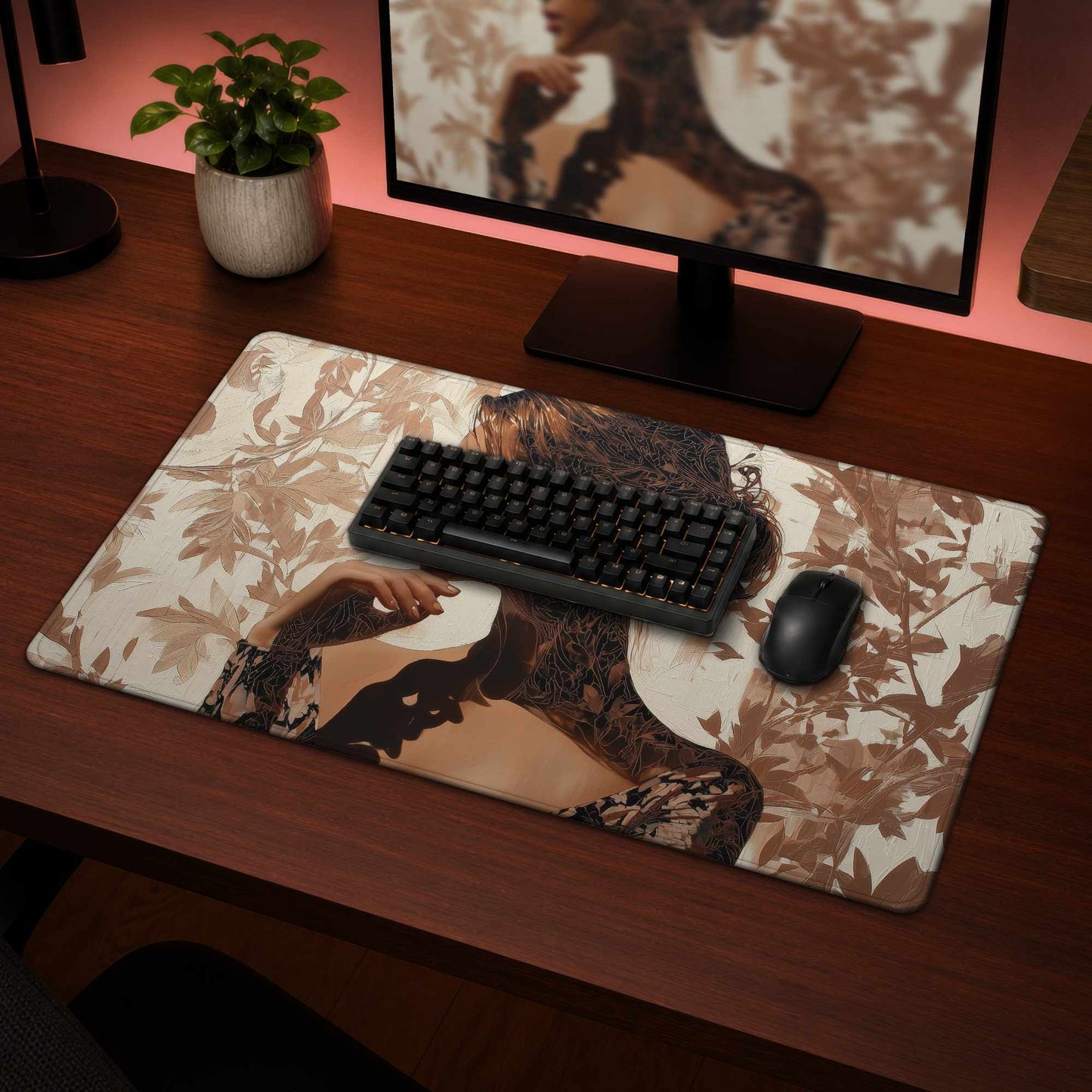 Contemplation Desk Mat - Stylish Home Decor Accessory