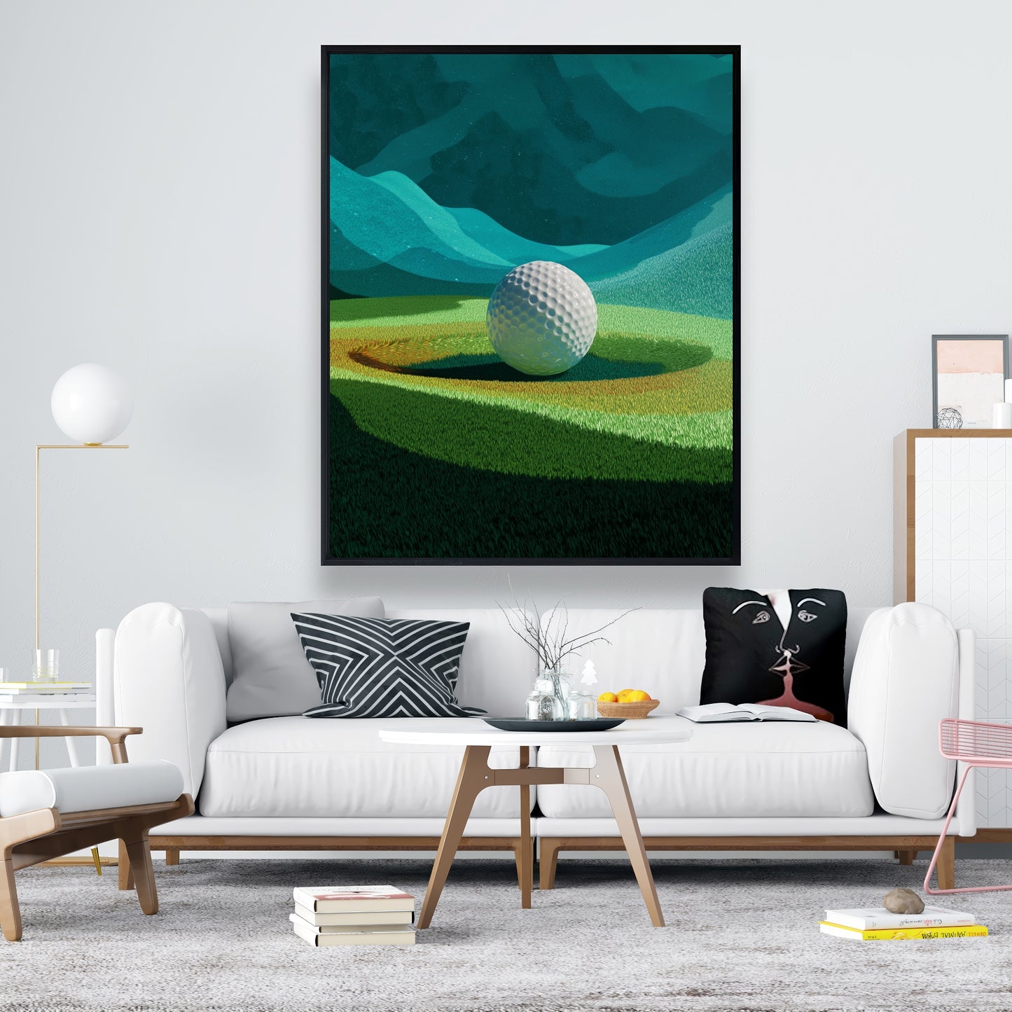 Landing Office Object Framed Canvas for Home Decor | Art