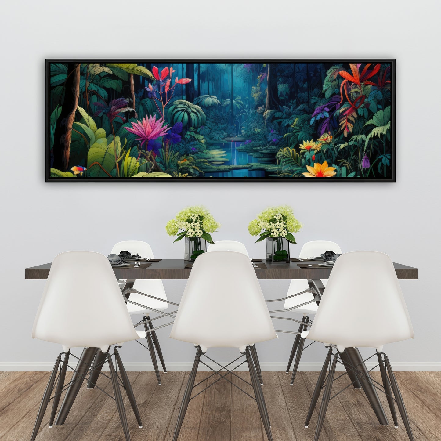 The beauty of nature - Orange Framed Canvas for Home Decor