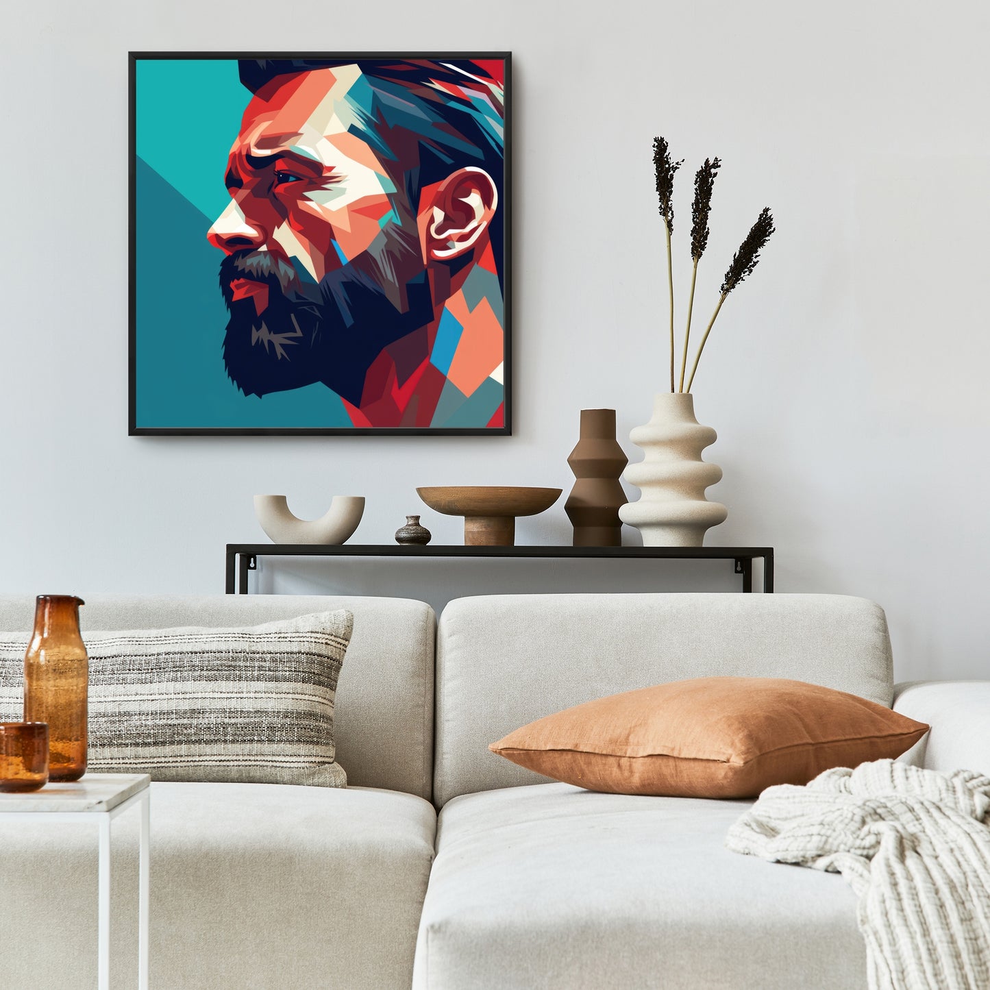 Hopeful - 36"x36" Framed canvas