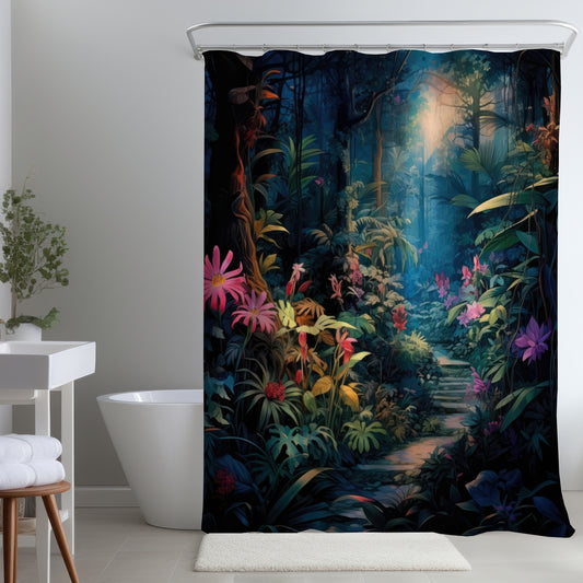 Against all odds - Pink Shower Curtain for Home Decor