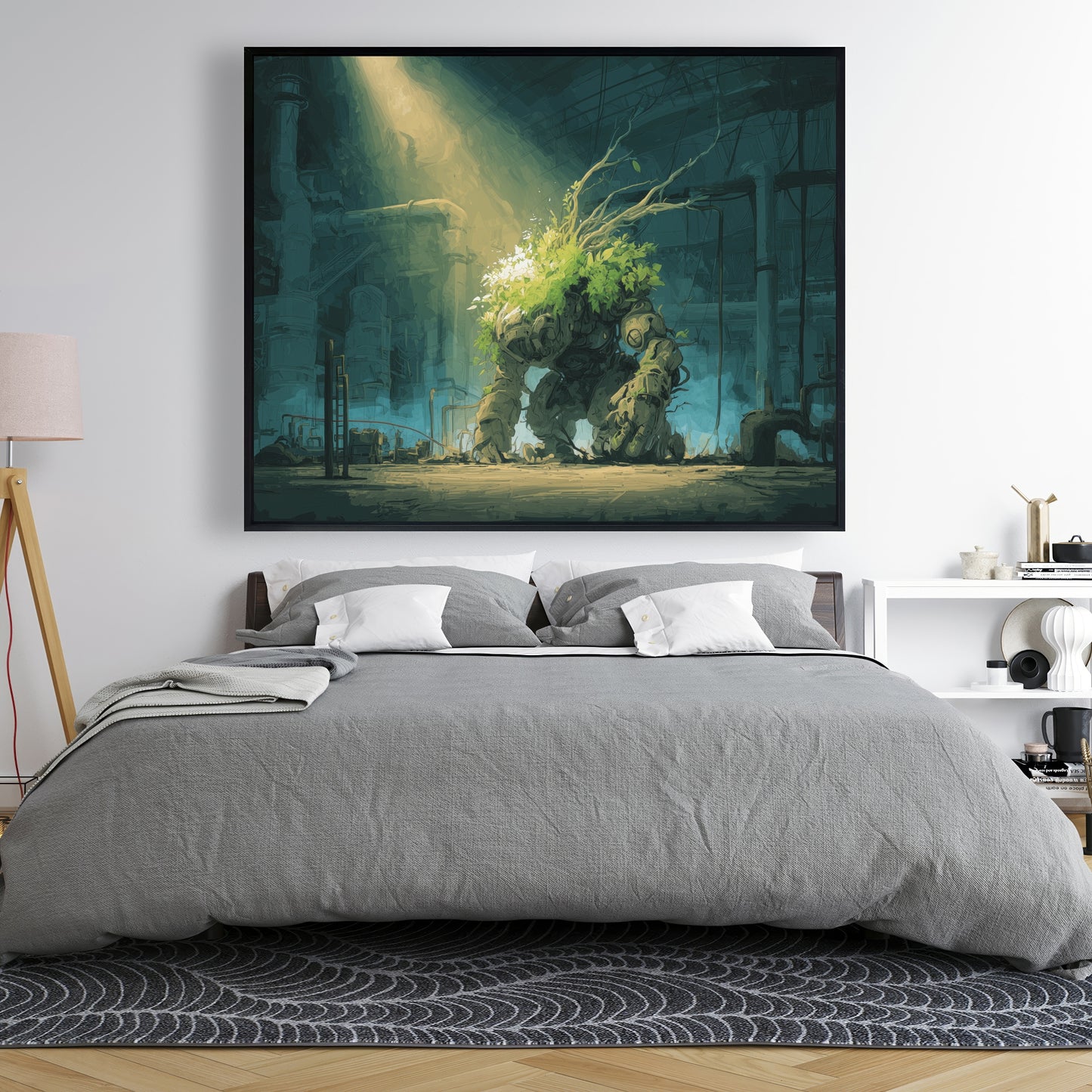 The golem - 24"x24" Framed canvas