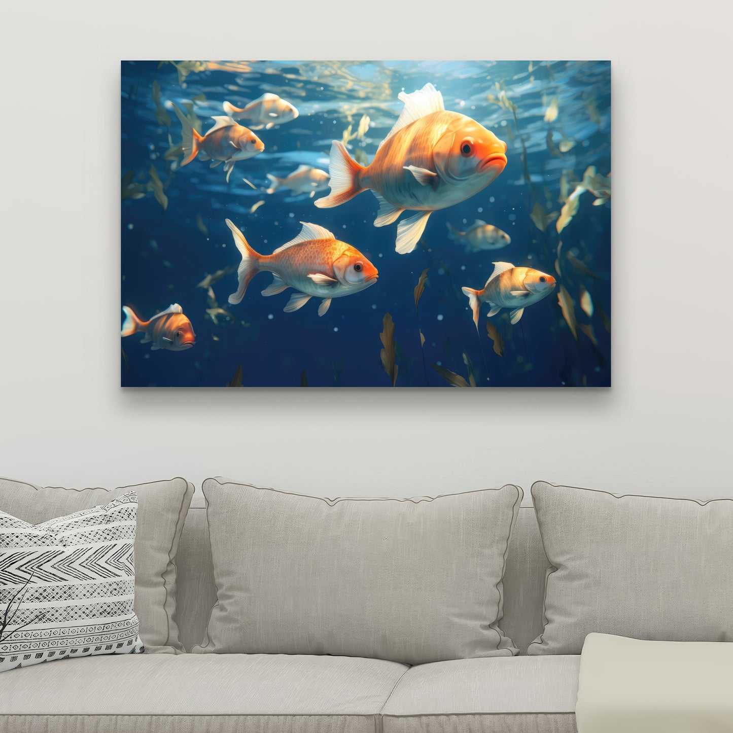 Free flow - 32"x32" Canvas
