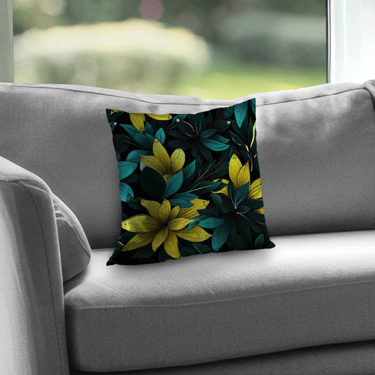 Potent Poly Twill Throw Pillow | Stylish Home Decor Accent