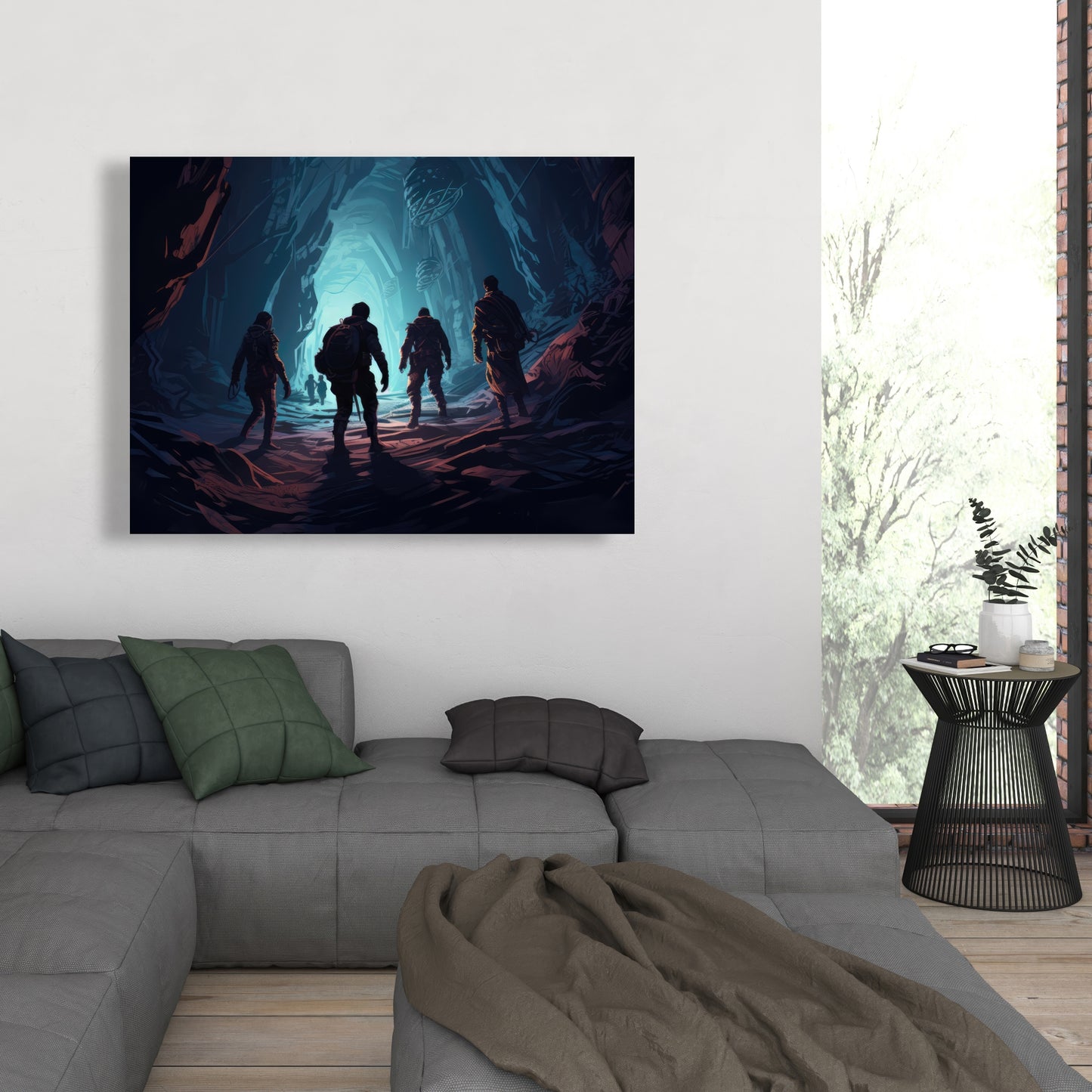 Secret Society - White Canvas for Elegant Home Decor