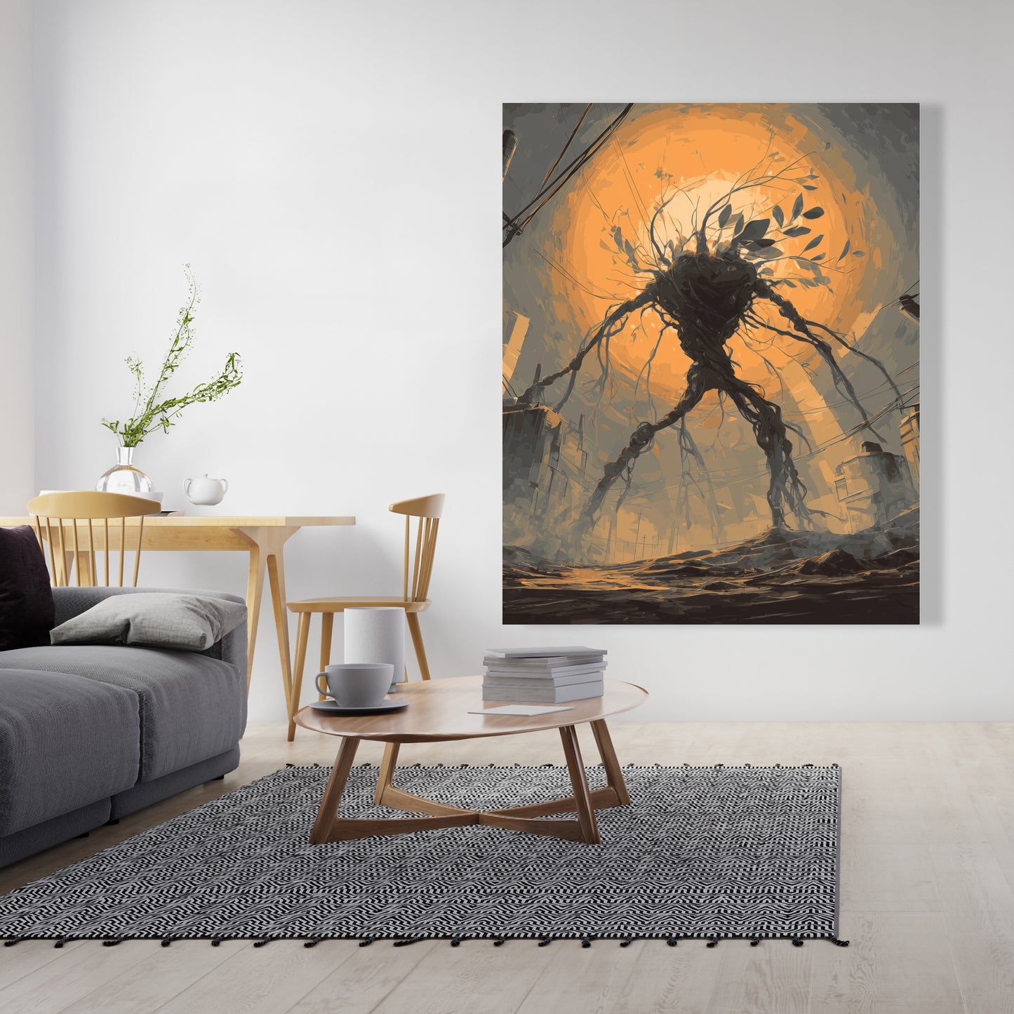 Final warning - 24"x24" Canvas