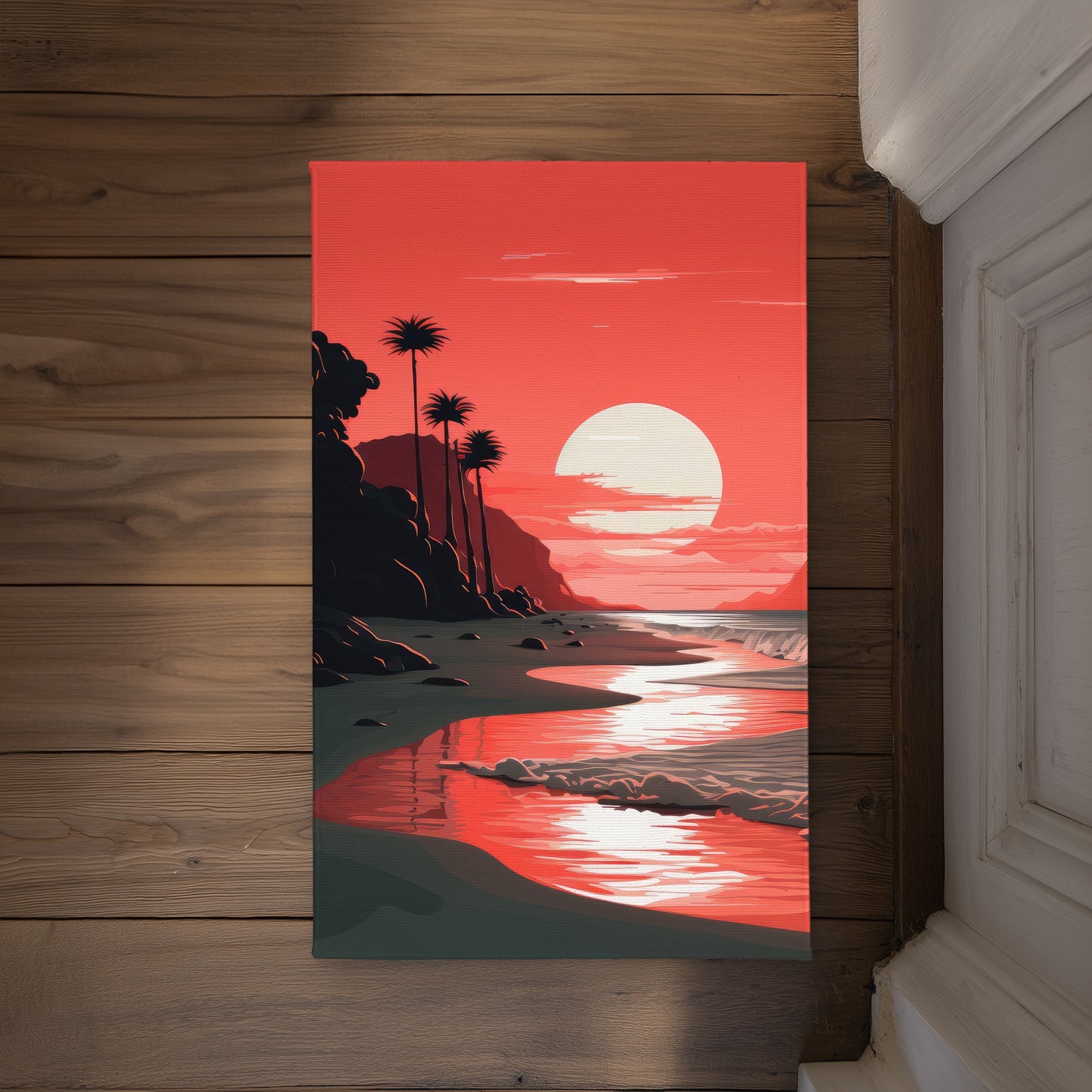 Blood Sun Indoor/Outdoor Door Mat - Stylish Home Decor