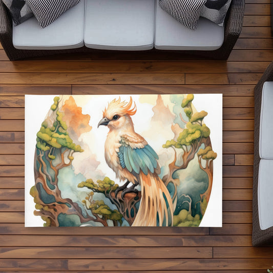 Tapis d'extérieur blanc New Species | Décoration d'intérieur essentielle