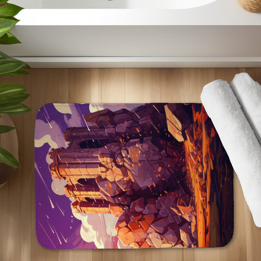 The Last Remains - Purple Bath Mat for Home Decor | Soft & Stylish