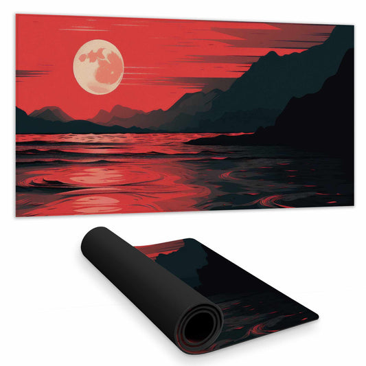 Bloody Tides Desk Mat - Stylish Home Decor, Durable Surface