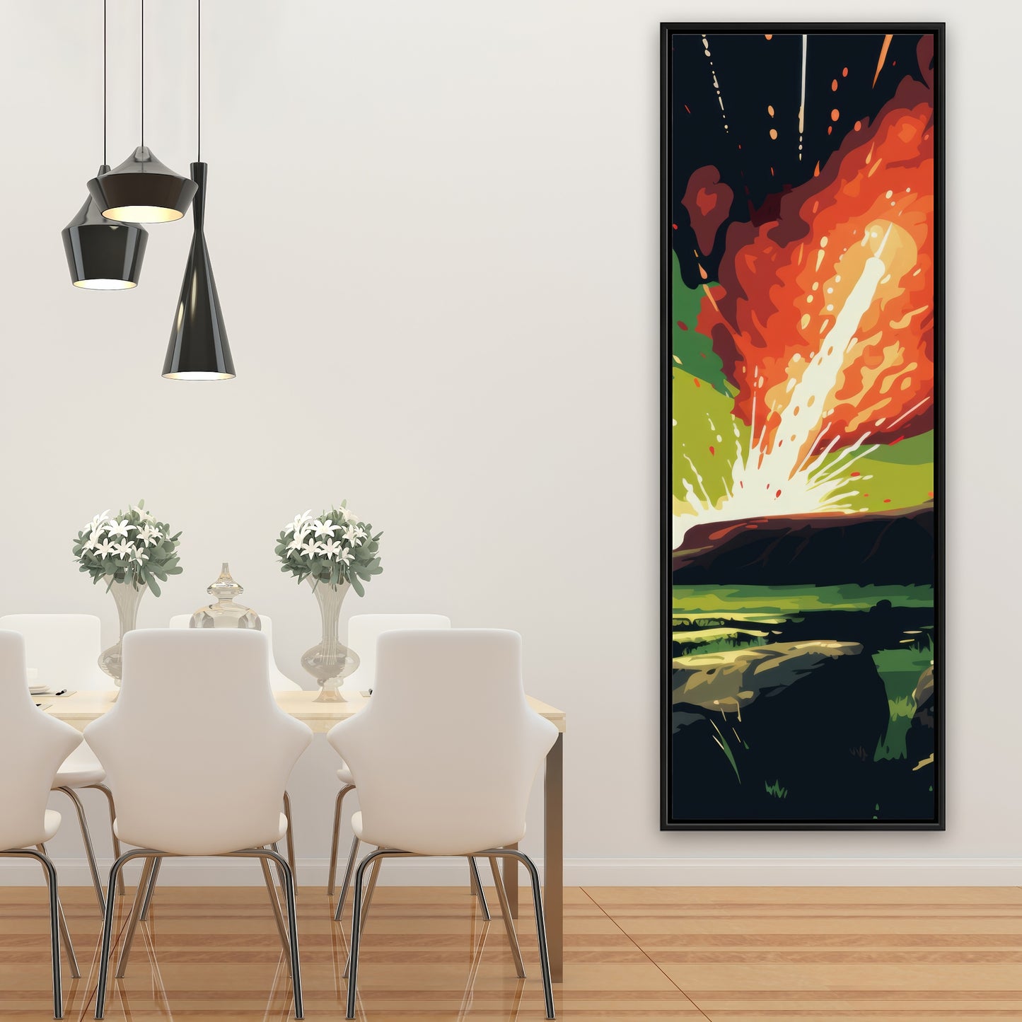 The crash - 36"x36" Framed canvas