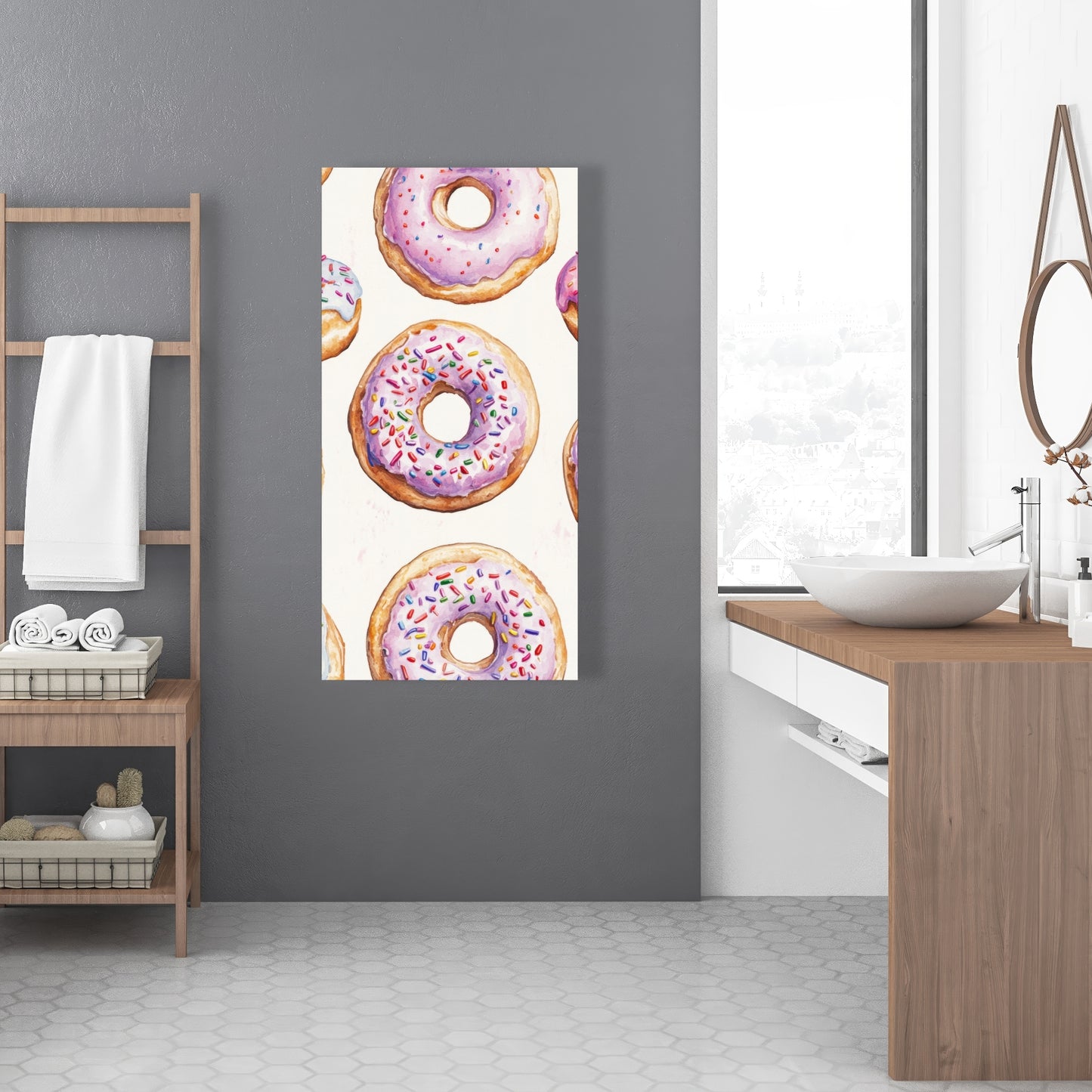 Sugar delights - White Canvas for Stylish Home Decor
