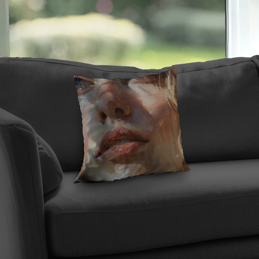 Pulp Beige Poly Twill Throw Pillow Insert for Home Decor