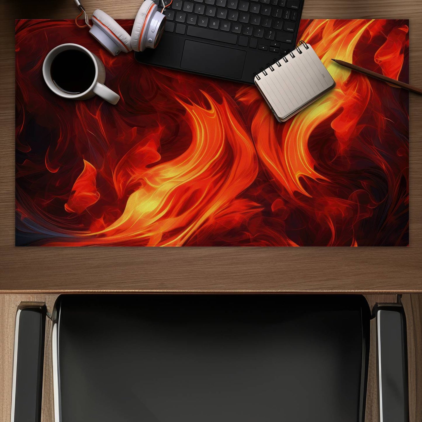 Total blaze - Desk mat - Print on demand