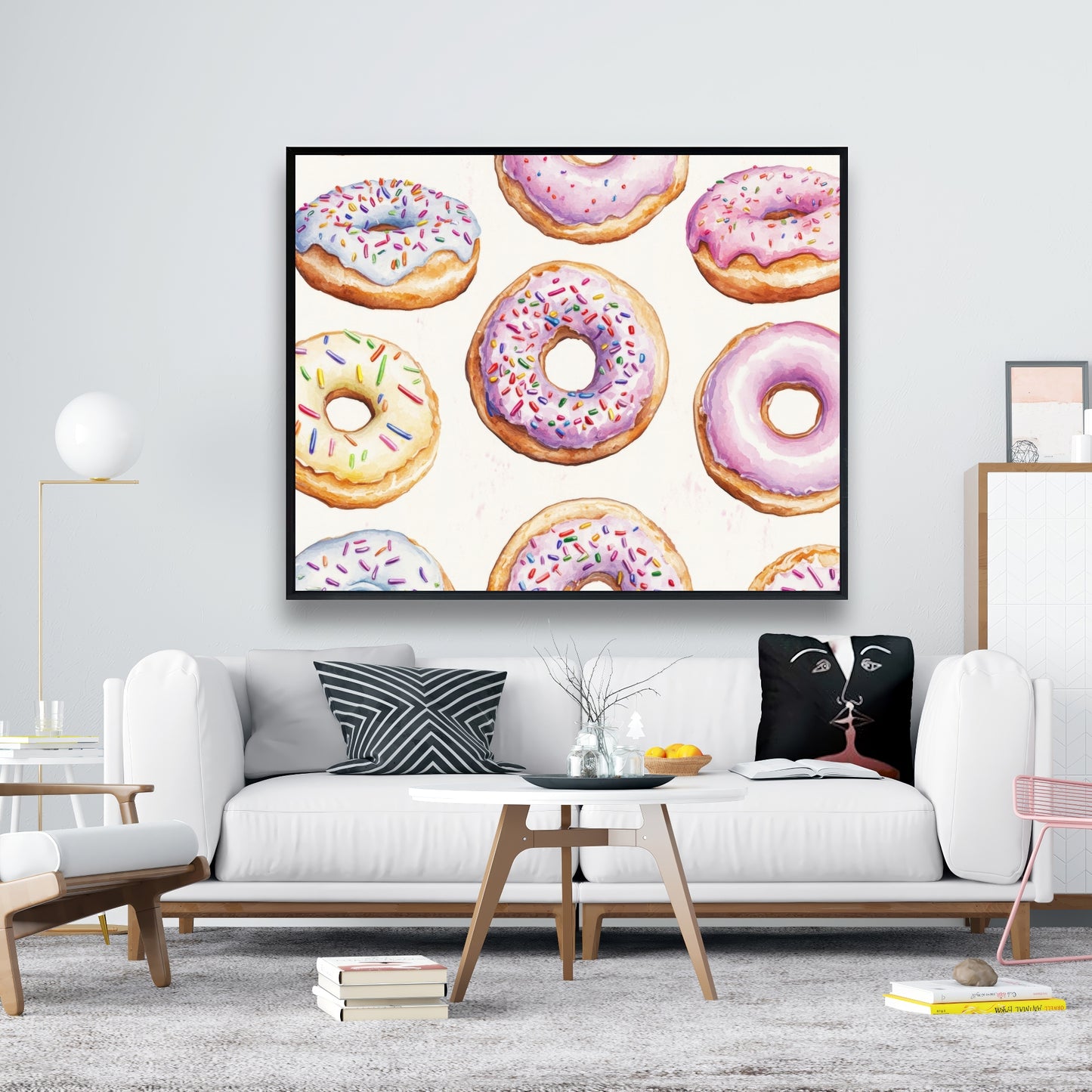 Sugar delights - 36"x36" Framed canvas