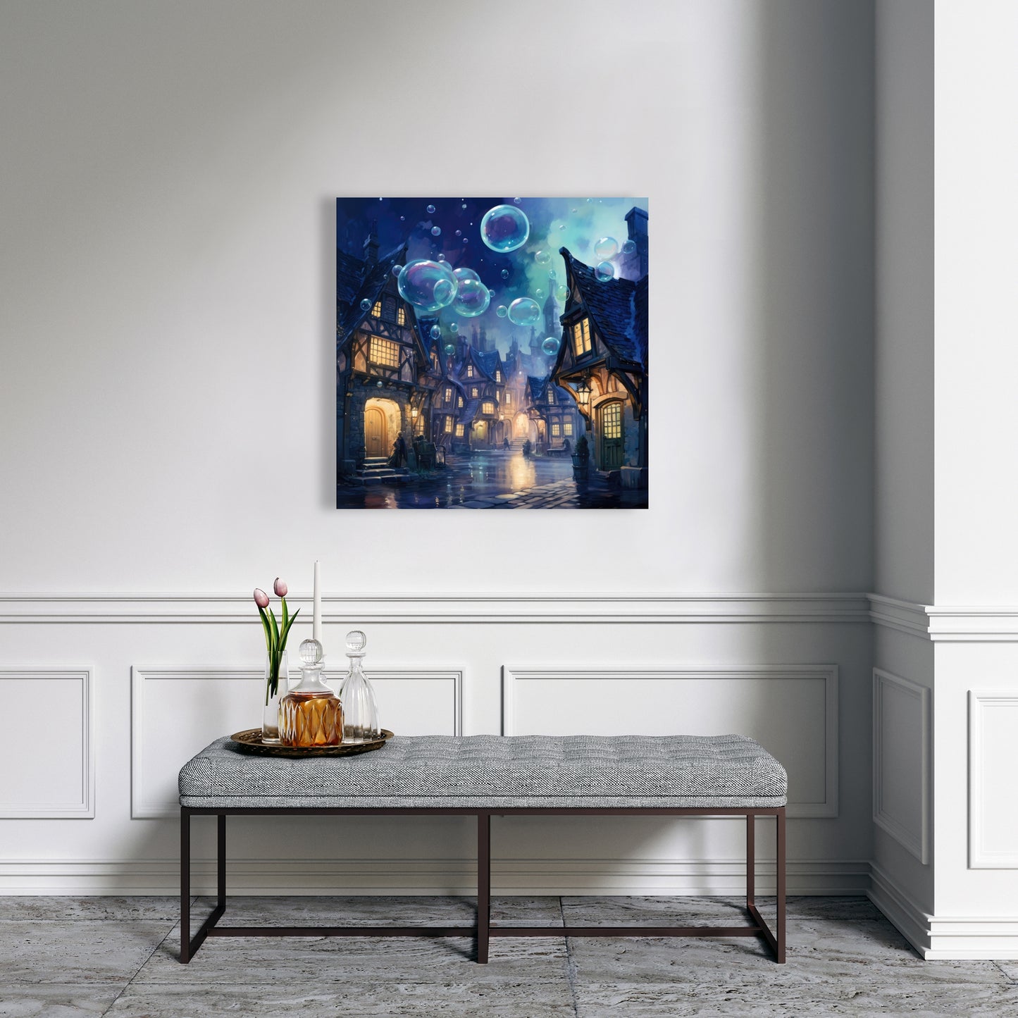 Floating through - 32"x32" Canvas