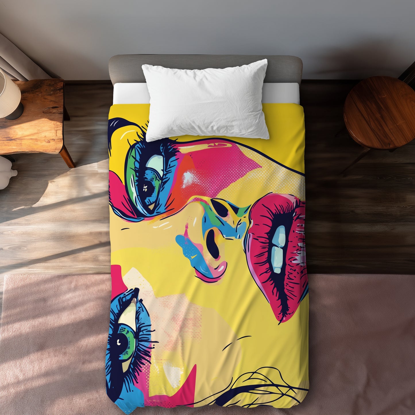 Glaze Blue Duvet Cover - Stylish Home Decor for Cozy Bedrooms