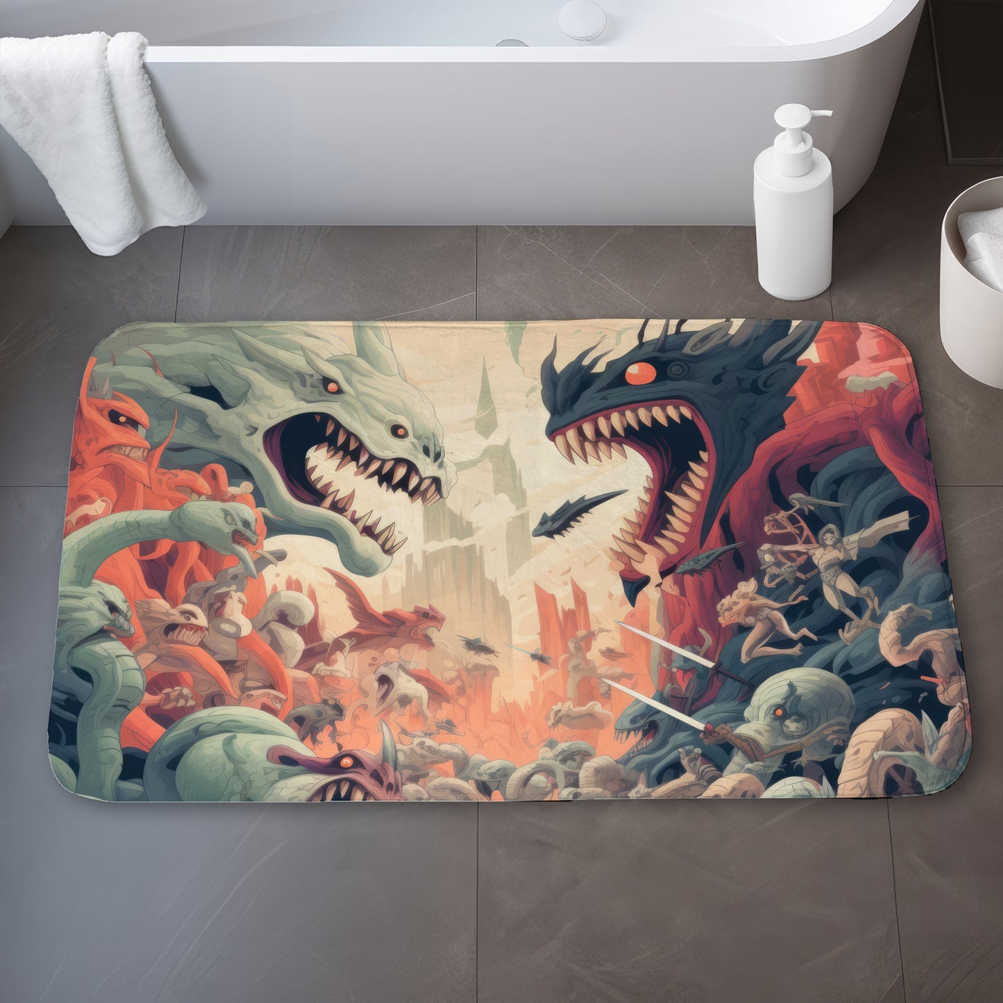 Ultimate Fight Pink Bath Mat | Stylish Home Decor Accessory