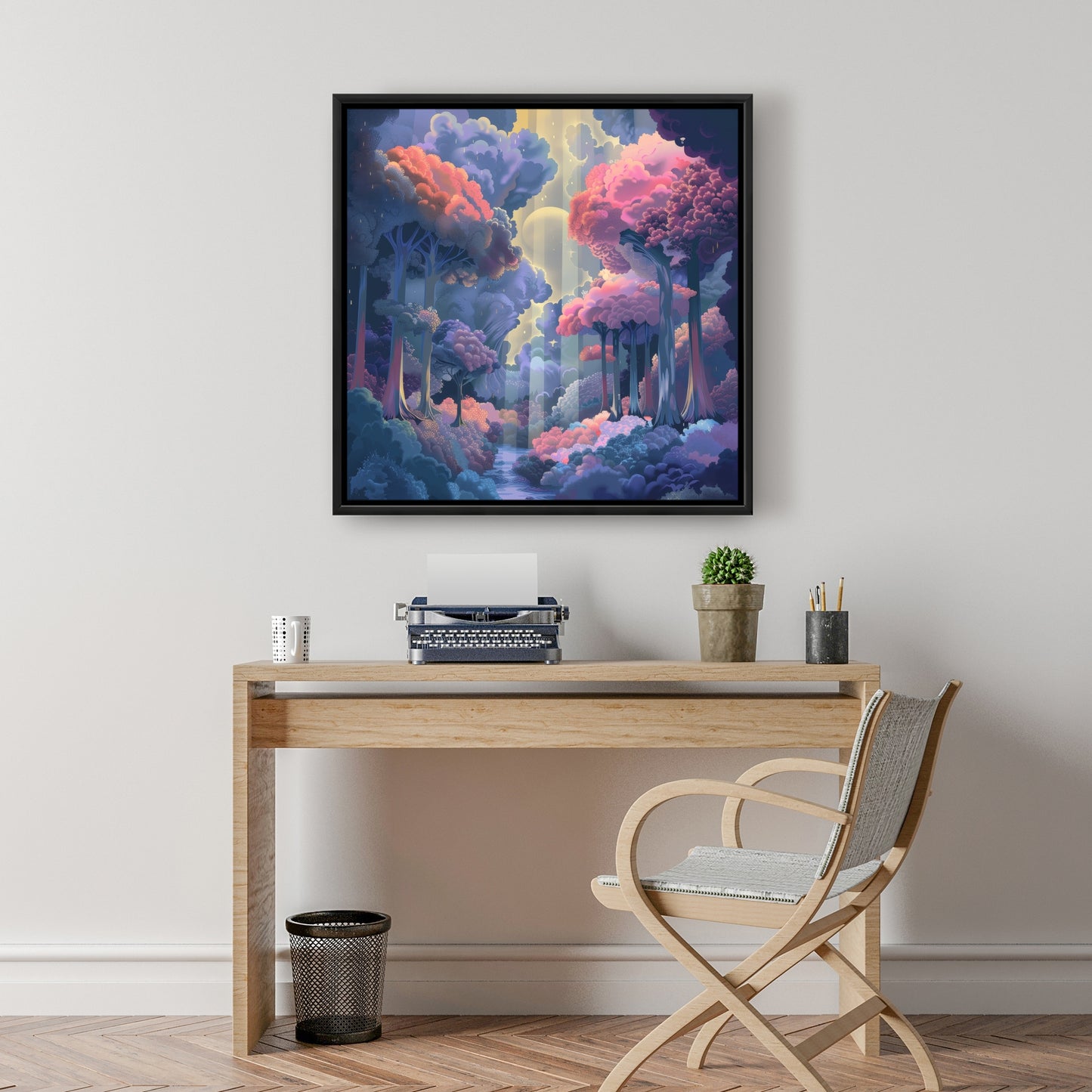 Beams - 36"x36" Framed canvas