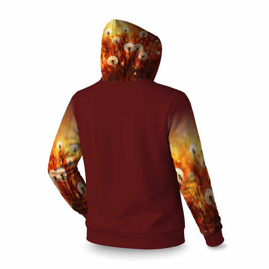 Dandelion Fire Sleevie Pullover Hoodie | Stylish Apparel