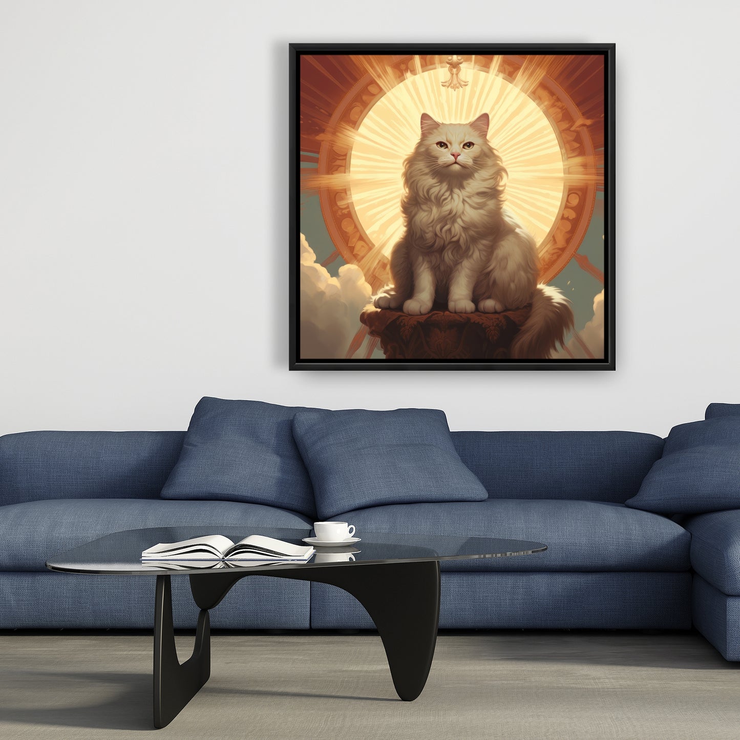Infinite carelessness - 36"x36" Framed canvas